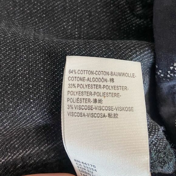 NWT FREE PEOPLE Faded Black Brea Cut Off High Rise Frayed Denim Mini Skirt - Picture 8 of 9